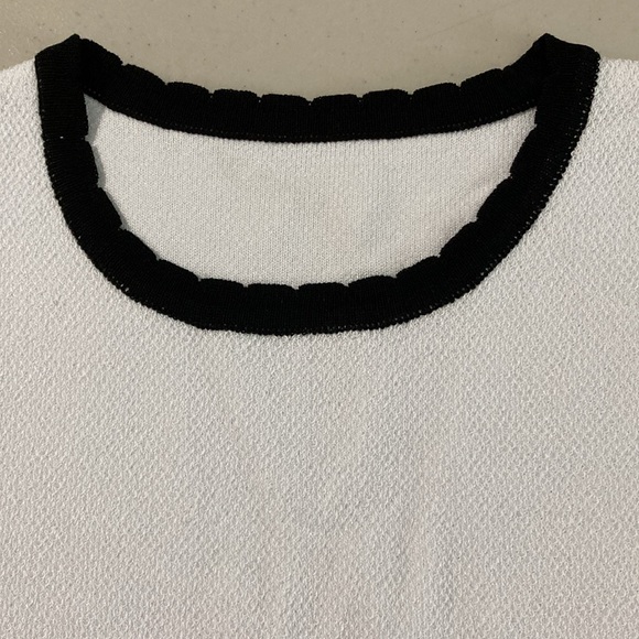 Imily Bela, Women's White Short Sleeve Summer Basic T. Size, S - Picture 4 of 11